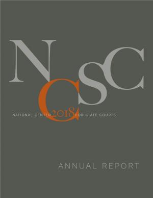 NCSC Annual Report, 2018