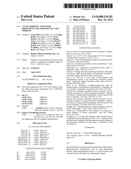 (12) United States Patent (10) Patent No.: US 8,680,136 B2 Hirst Et Al