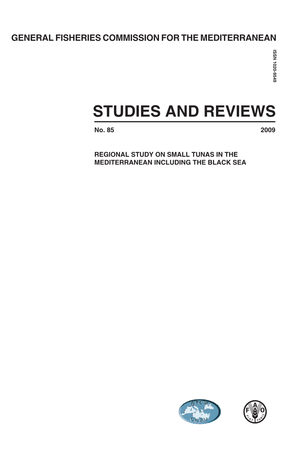 Studies and Reviews N.85