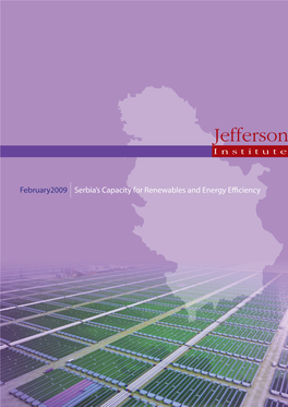 Serbia's Capacity for Renewables and Energy Efficiency February2009