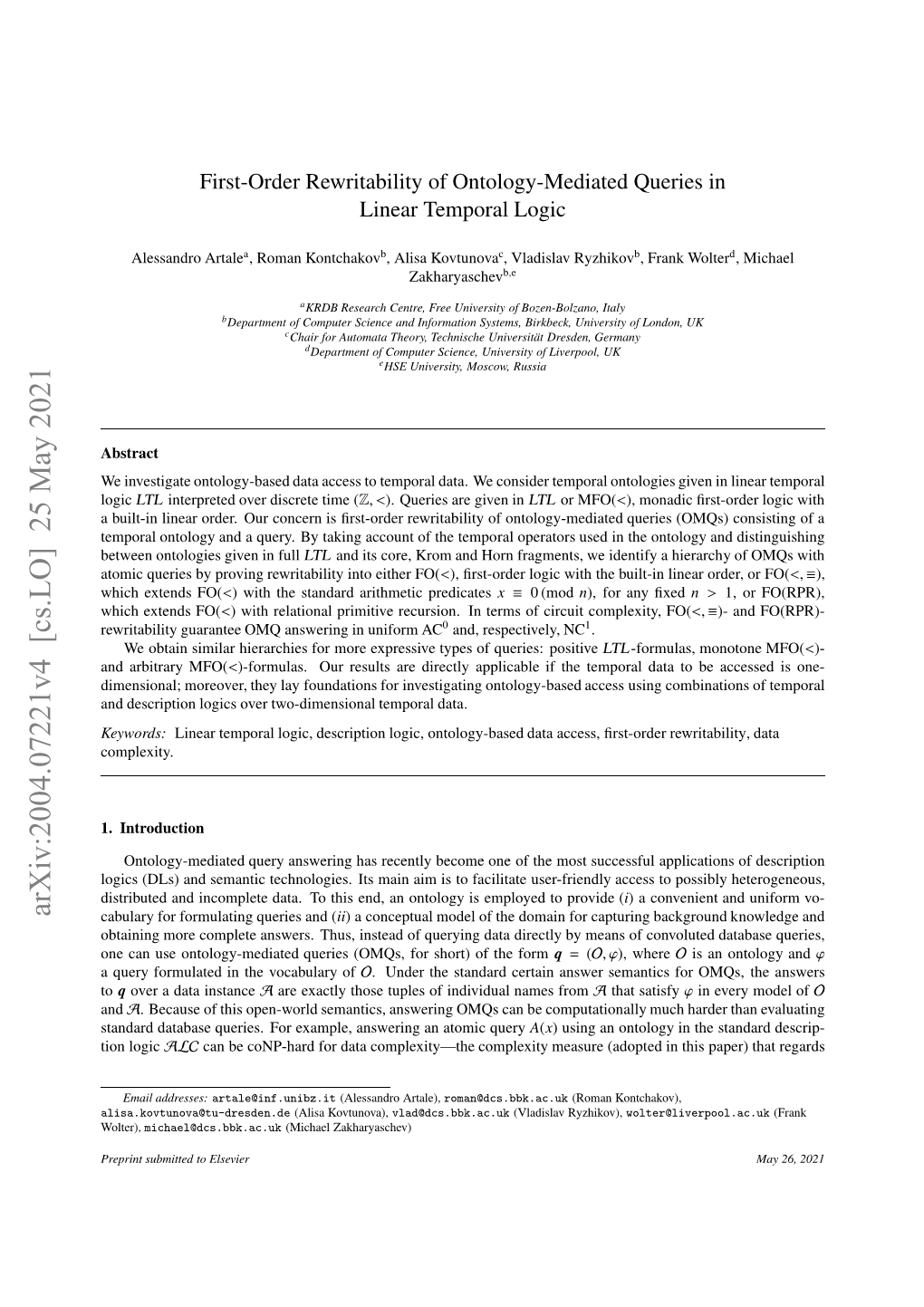 First-Order Rewritability of Ontology-Mediated Queries