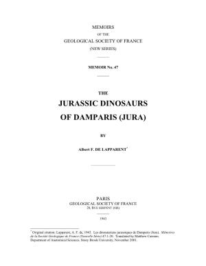 Jurassic Dinosaurs of Damparis (Jura)