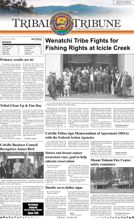 Wenatchi Tribe Fights for Fishing Rights at Icicle Creek