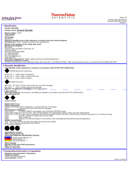 Safety Data Sheet Page 1/6 Acc