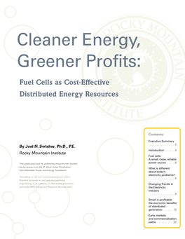 Cleaner Energy, Greener Profits