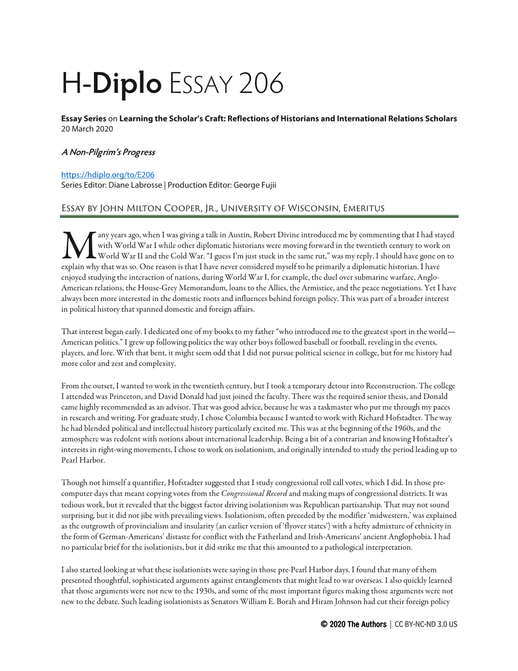 H-Diplo ESSAY 206