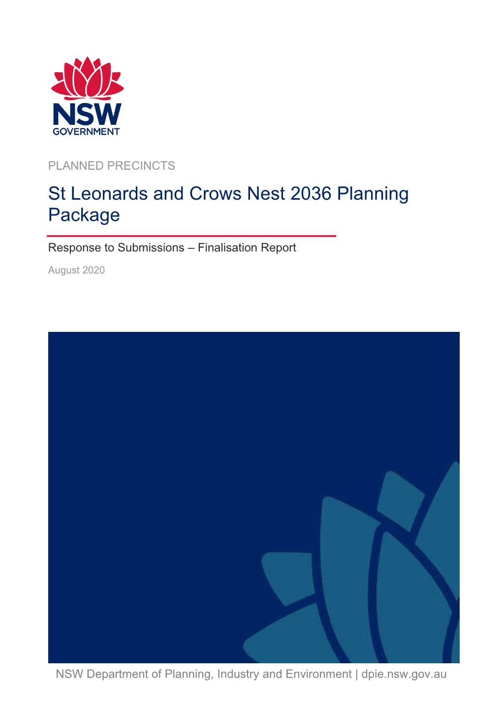 St Leonards and Crows Nest 2036 Planning Package