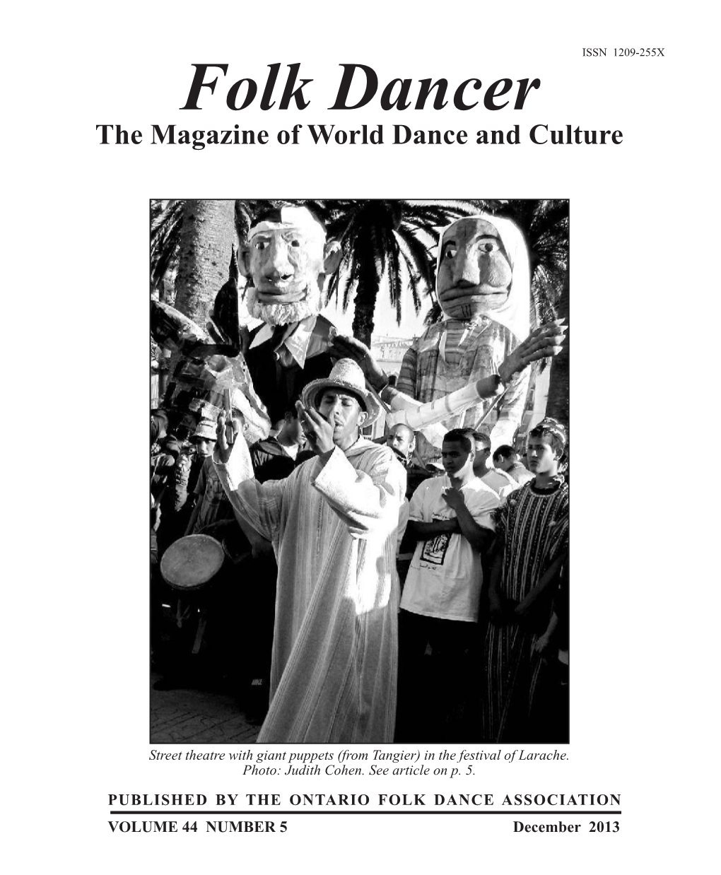 Folk Dancer the Magazine of World Dance and Culture