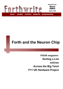 Forth and the Neuron Chip