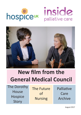 New Film from the General Medical Council the Dorothy the Future Palliative House of Care Hospice Nursing Archive Story