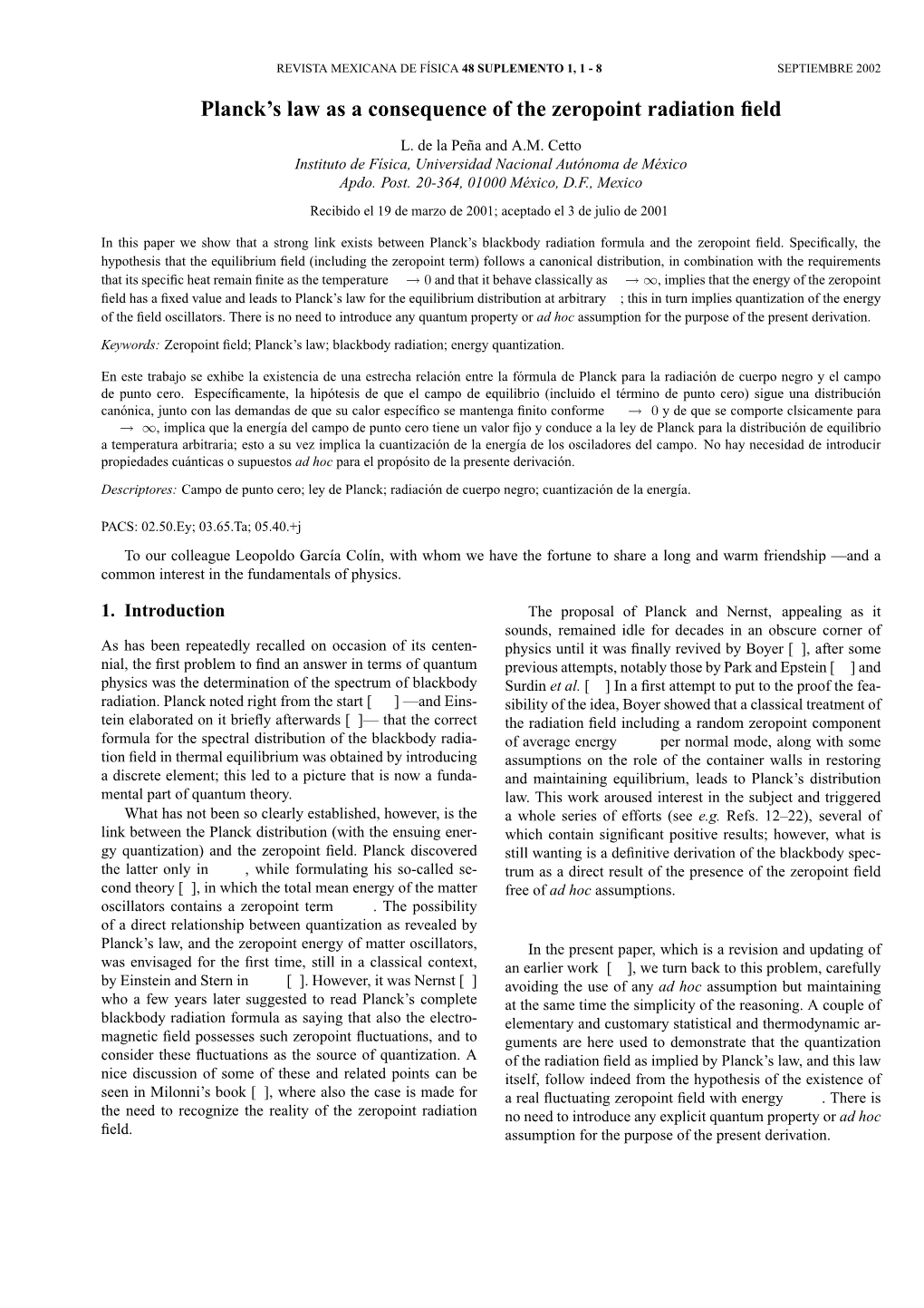 Planck's Law As a Consequence of the Zeropoint Radiation Field