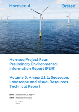 Hornsea Project Four: Preliminary Environmental Information Report (PEIR)