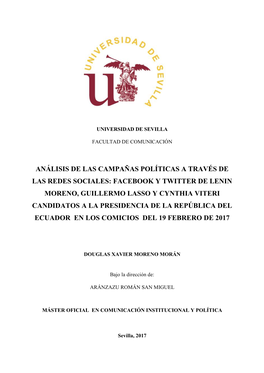 Análisis De Las Campañas Políticas a Través De