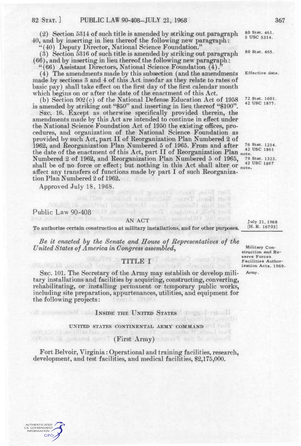82 Stat. ] Public Law 90-408-July 21, 1968 367
