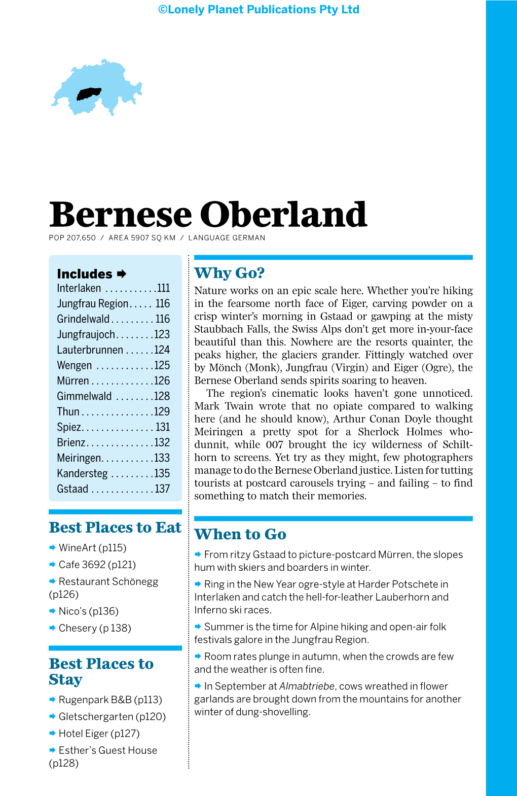 Bernese Oberland Sends Spirits Soaring to Heaven