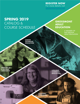 Spring 2019 Catalog & Course Schedule