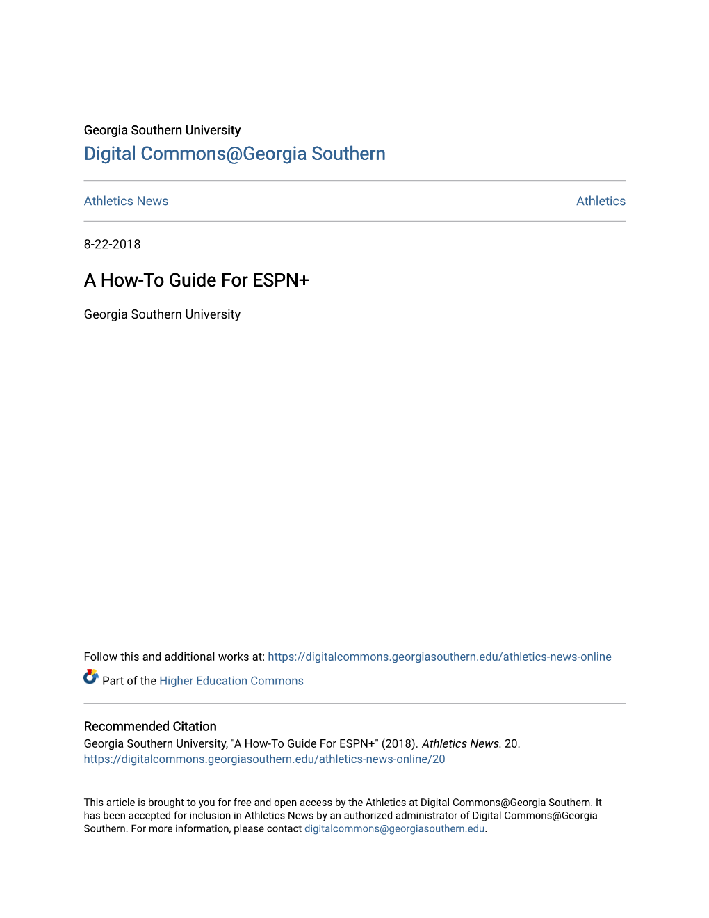 A How-To Guide for ESPN+