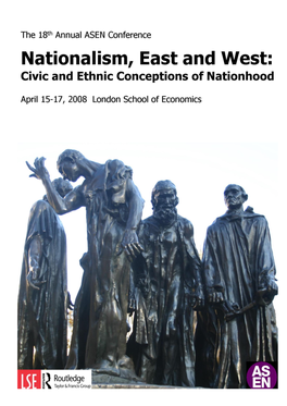 Nationalism, East and West: Civic and Ethnic Conceptions of Nationhood