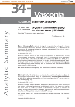 Annalityc Summary Historia-Vasconia 34