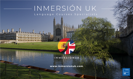 INMERSIÓN UK Language Courses Specialists