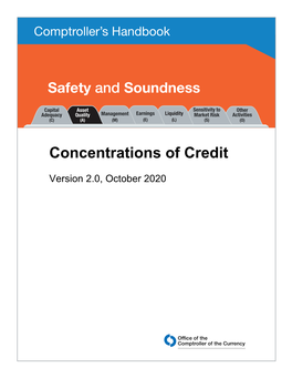 Concentrations of Credit, Comptroller's Handbook