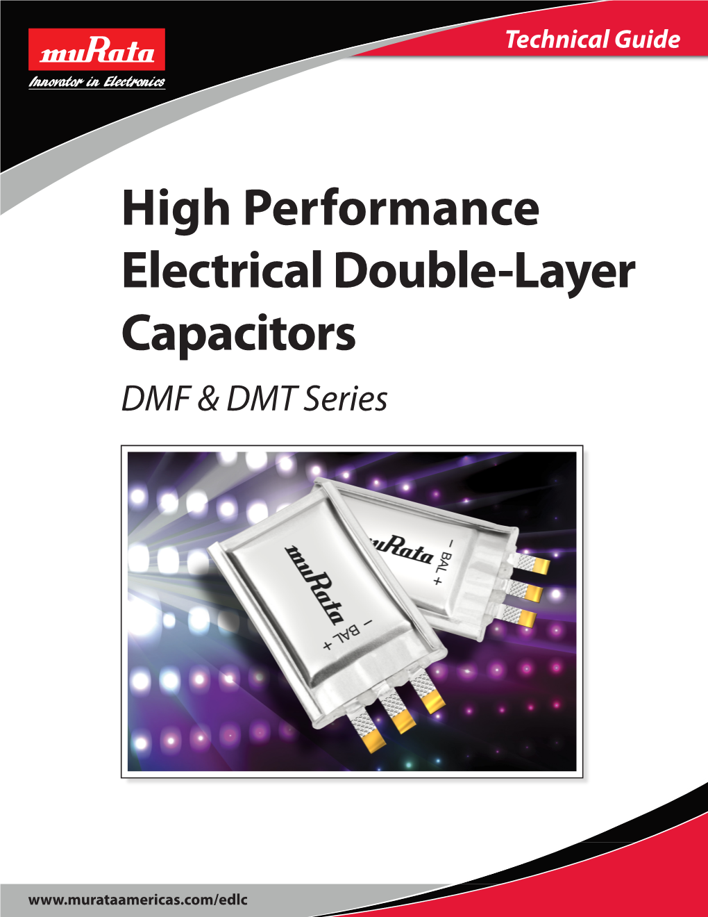 Murataamericas.Com/Edlc High Performance Electrical Double-Layer Capacitors