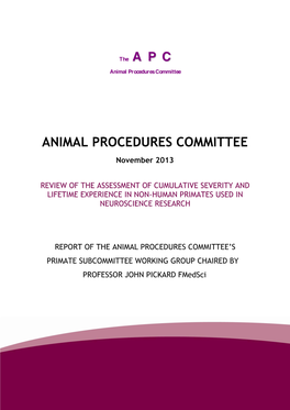 Animal Procedures Committee