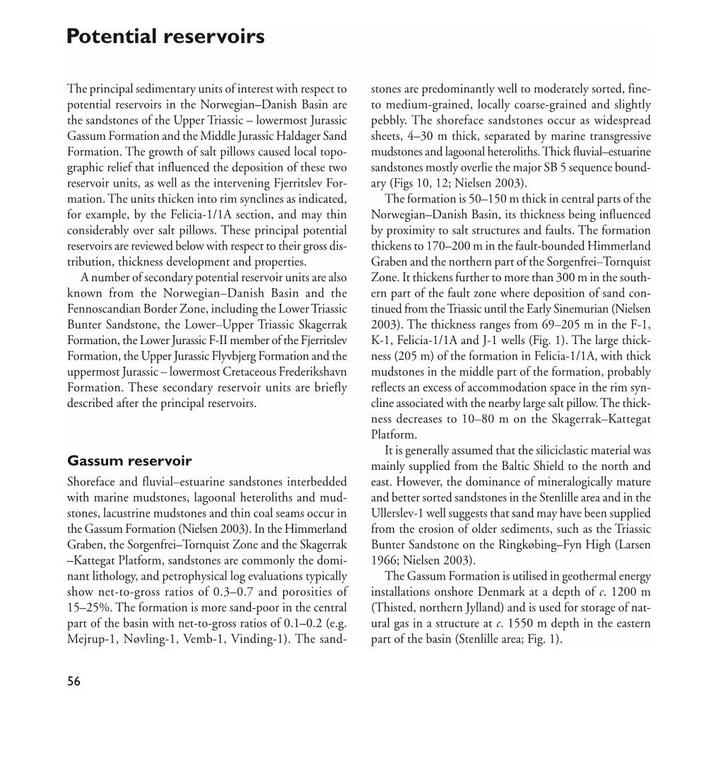 Geological Survey of Denmark and Greenland Bulletin 16, 2008, P 56-66