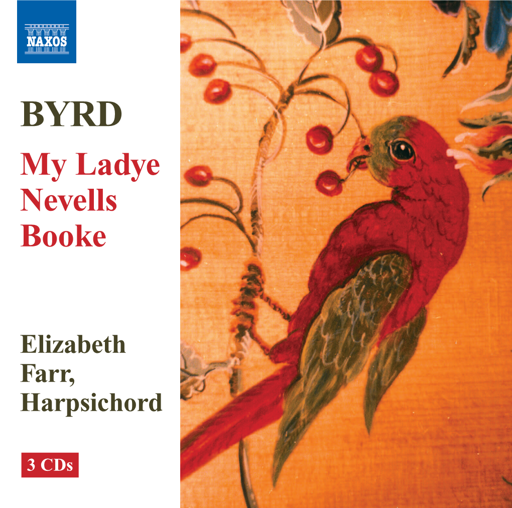 Elizabeth Farr, Harpsichord C M Y 3 Cds K 8.570139-41 8 570139-41Bk Byrd:570034Bk Hasse 16/5/07 9:31 AM Page 2