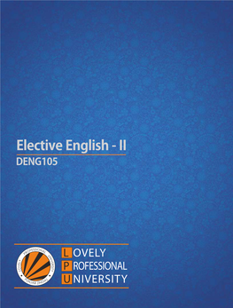 Elective English - Ii