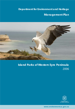 Island Parks of Western Eyre Peninsula Management Plan