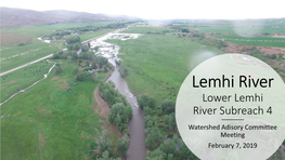 Lemhi River Eagle Valley Ranch Subreach 4