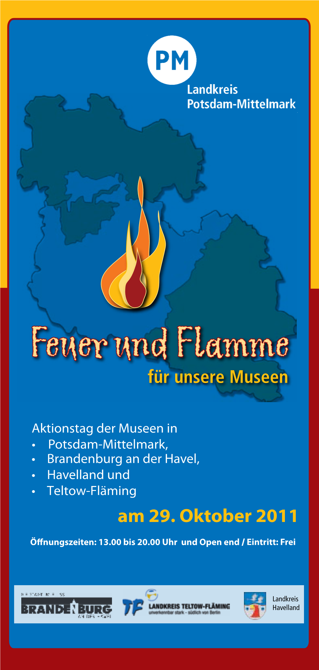 Aktionstag Der Museen in • Potsdam-Mittelmark, • Brandenburg an Der Havel, • Havelland Und • Teltow-Fläming