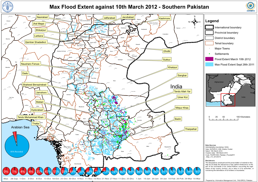 Max Flood Extent Against 10Th March 2012