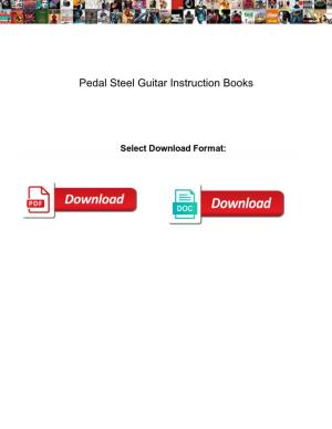 Pedal Steel Guitar Instruction Books