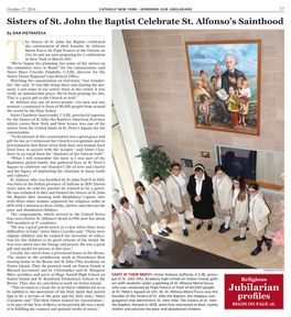 Jubilarians 17 Sisters of St