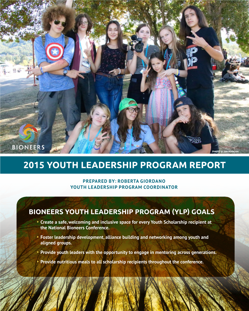 2015 Youth Leadership Program Report