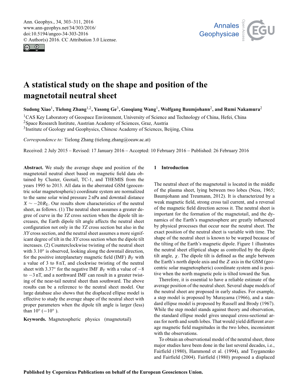 A Statistical Study on the Shape and Position of the Magnetotail Neutral Sheet