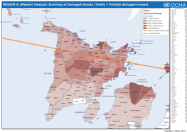 REGION VI (Western Visayas): Summary of Damaged Houses (Totally + Partially Damaged Houses)