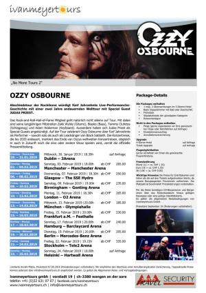 OZZY OSBOURNE Package-Details