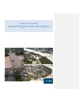 Luzerne County Hazard Mitigation Plan 2014 Update