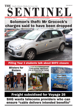 Solomon's Theft: Mr Grocock's Charges Said