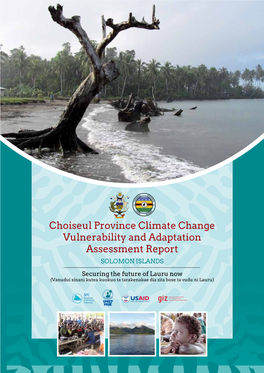 Choiseul Province Climate Change Vulnerability and Adaptation Assessment Report Solomon Islands