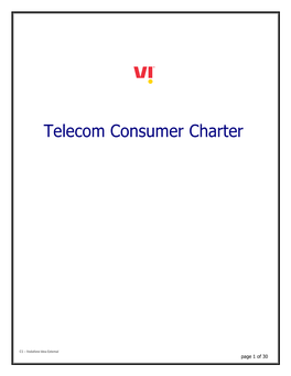 Telecom Consumer Charter