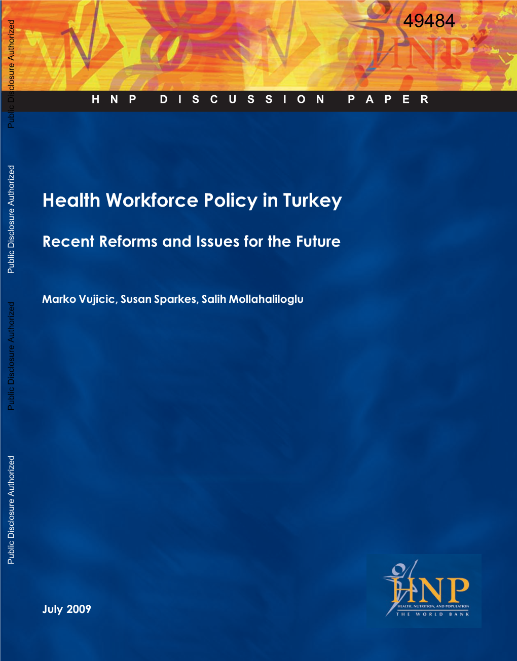 Health Workforce Policy in Turkey