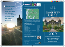 2020 Inveraray Castle