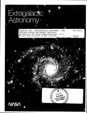 Extragalacfc Astronomy *