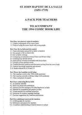 A Pack for Teachers