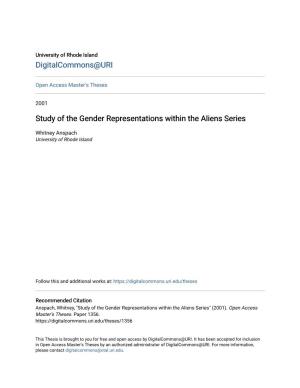 Study of the Gender Representations Within the Aliens Series