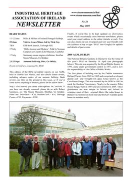 Industrial Heritage Association of Ireland Ltd: Annual Report 2004-05